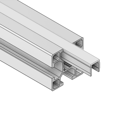 61-013-0 MODULAR SOLUTIONS PVC COVER PROFILE 30 SERIES GRAY, 8'
